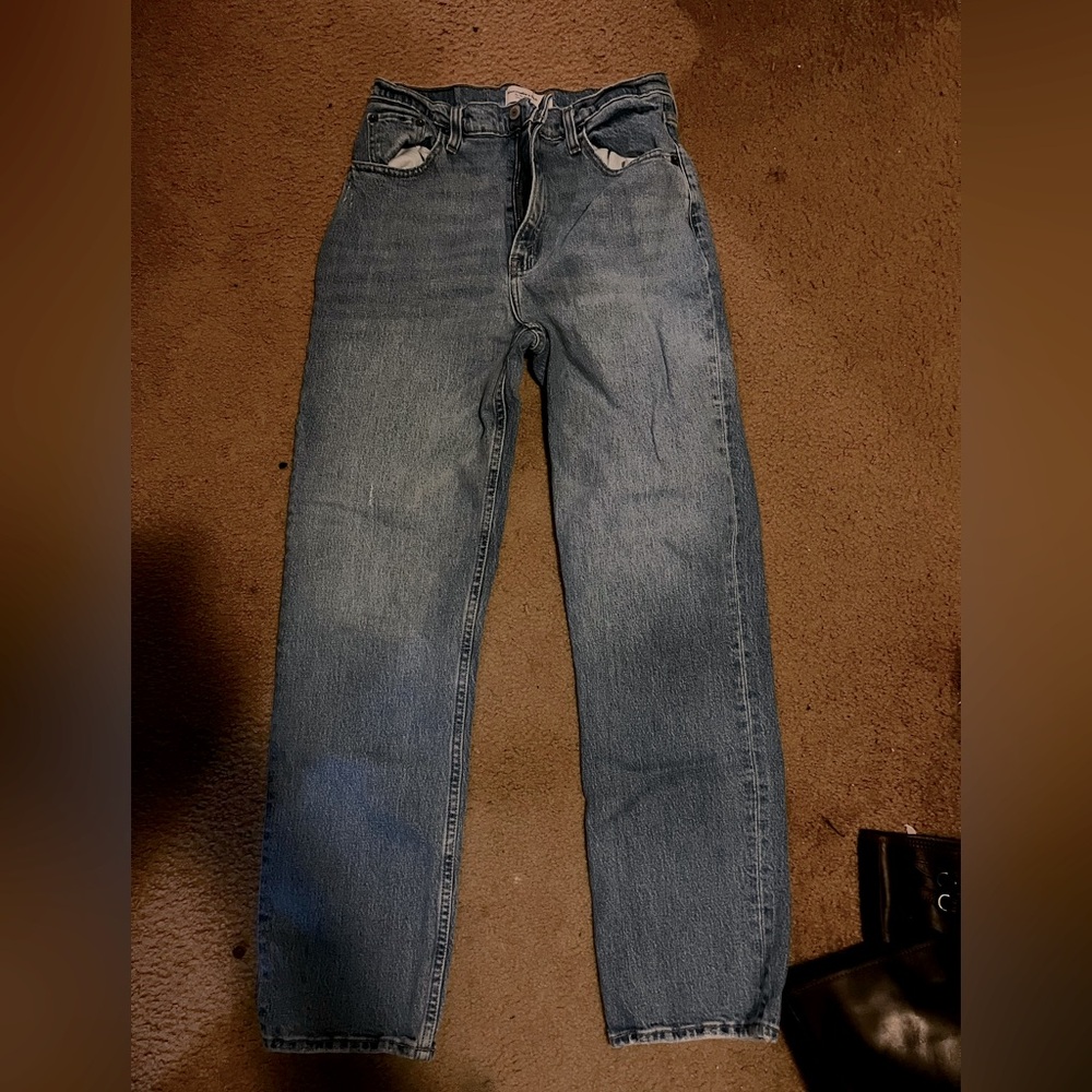 Abercrombie&Fitch 90s straight ultra high-rise
